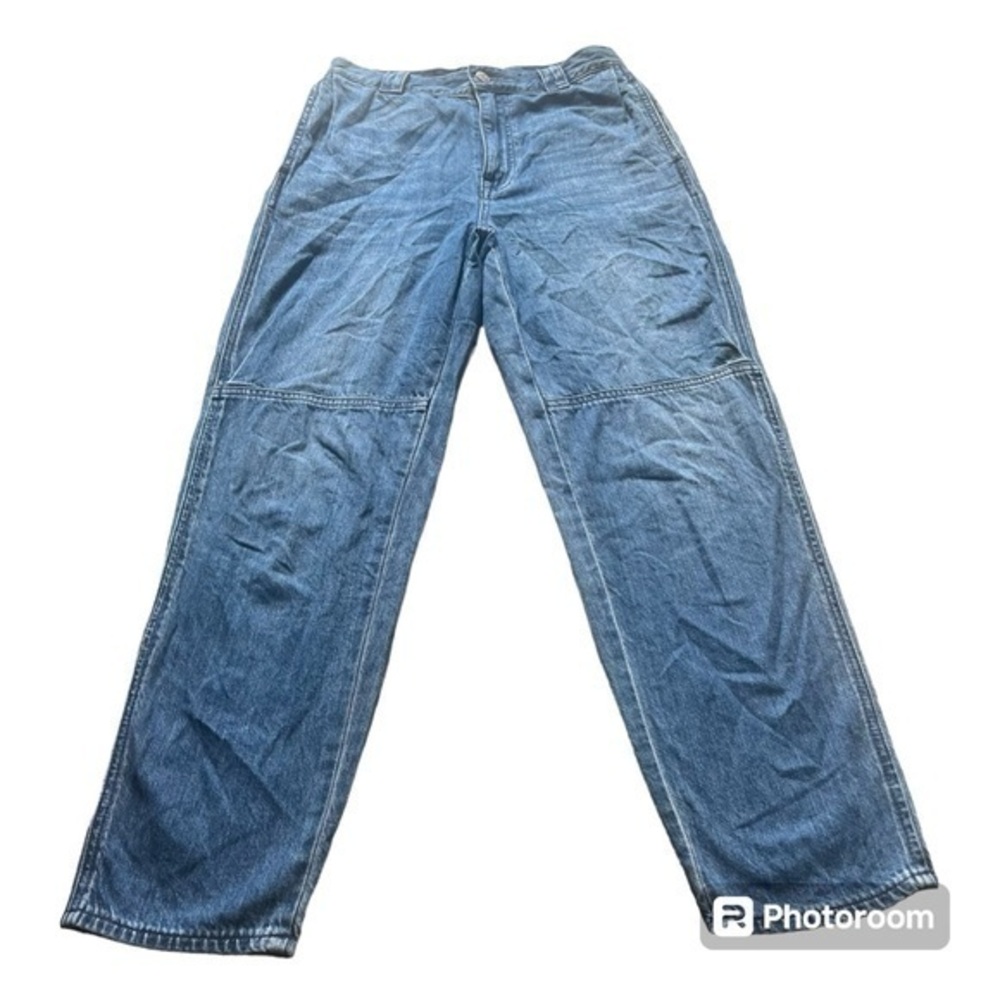 Madewell denim boyfriend style flowy jeans